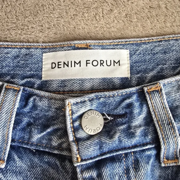 Denim Forum The Marlene 60s High Flare 30L Size 27 - Picture 11 of 13